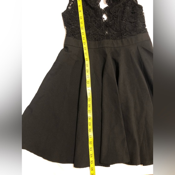 Charlotte Russe, black, L, lace bodice and skater style skirt - Picture 7 of 10